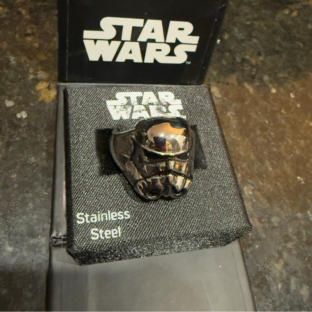 Star Wars Stormtrooper Ring Official Stainless Steel Jewelry